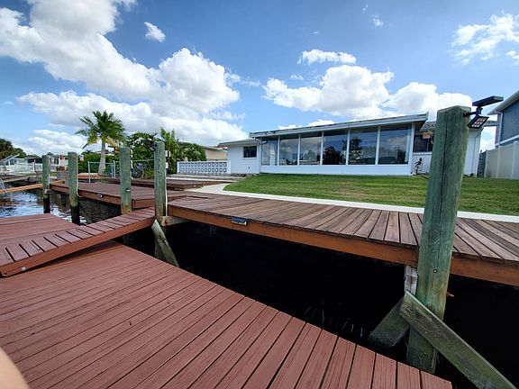 Full property width dock