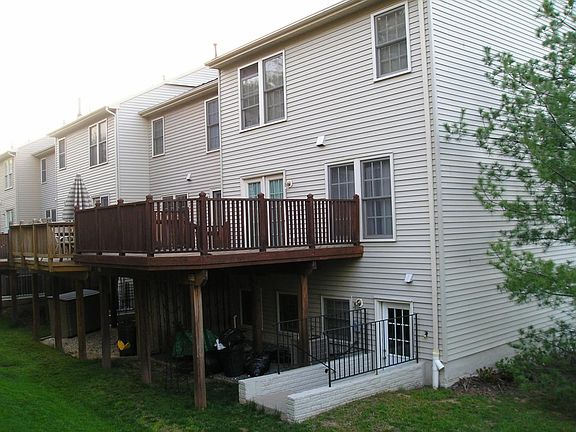 Rear with deck