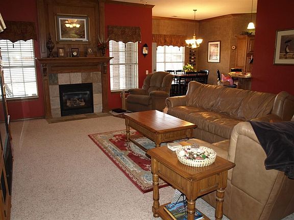 Large Living Room leads to Breakfast Nook and Kitchen