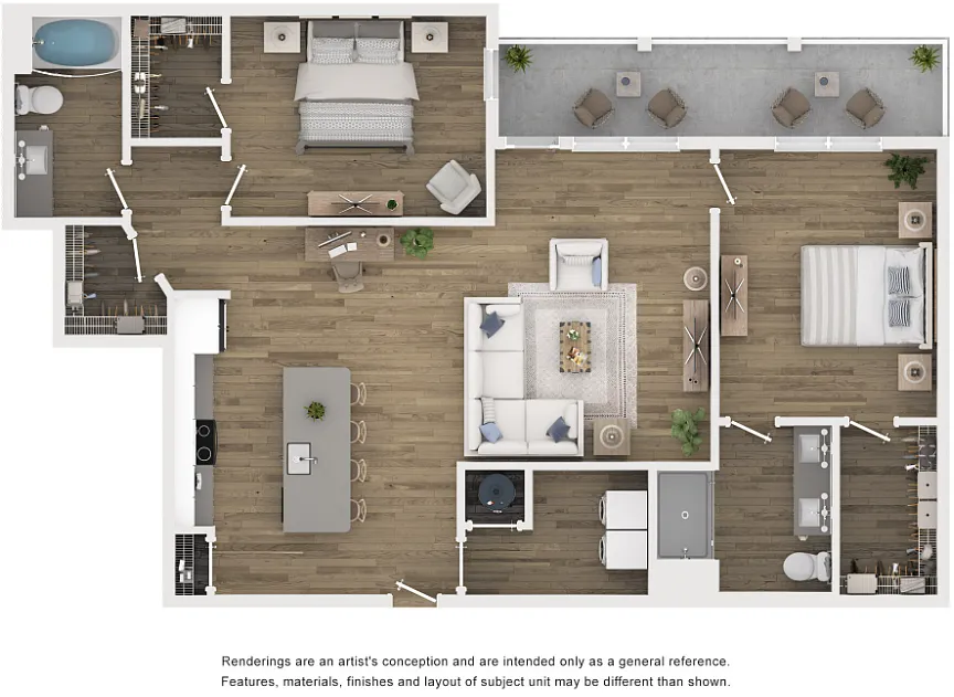 Floor plan B3
