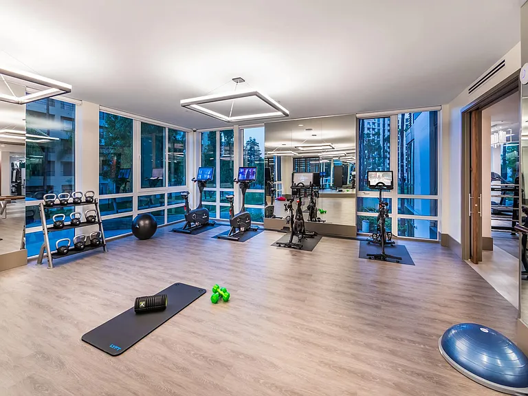 Cycling, yoga, and Pilates studio designed for mindful movement.