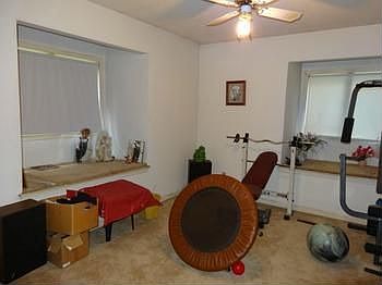 One of four bedrooms up.