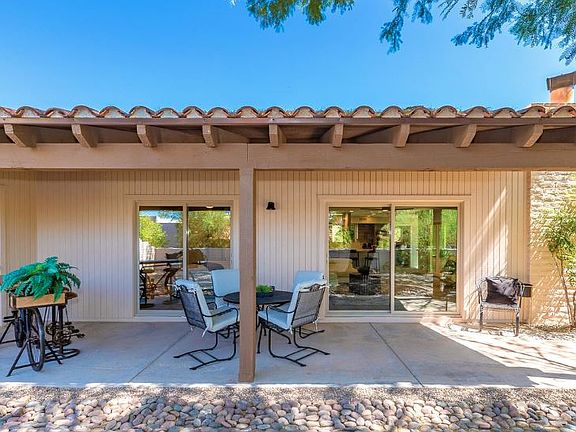 side patio from living room