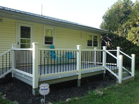 rear view back porch