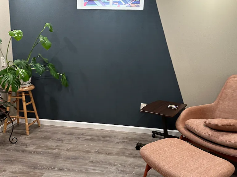 Refinished basement.