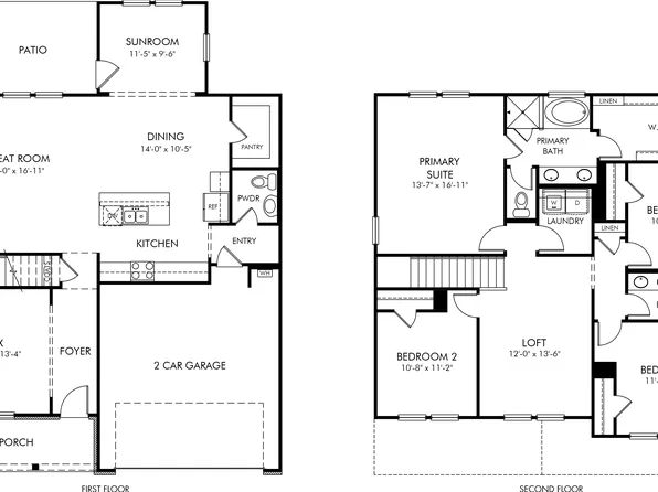 Brentwood Plan, Northwoods at Mirror Lake