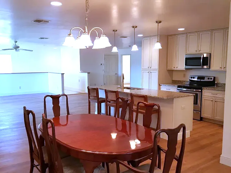 Dining and kitchen