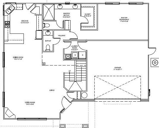 First floor (Plan of rental home is the reverse of this plan)