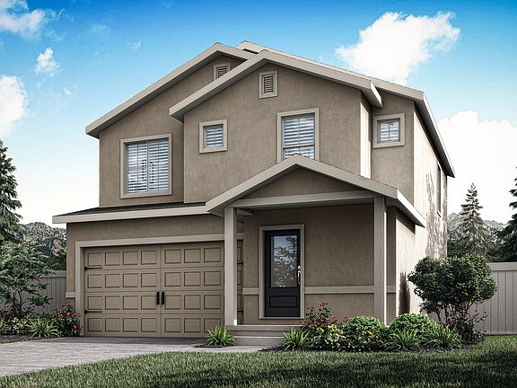 Rendering of elevation A of the Logan plan.