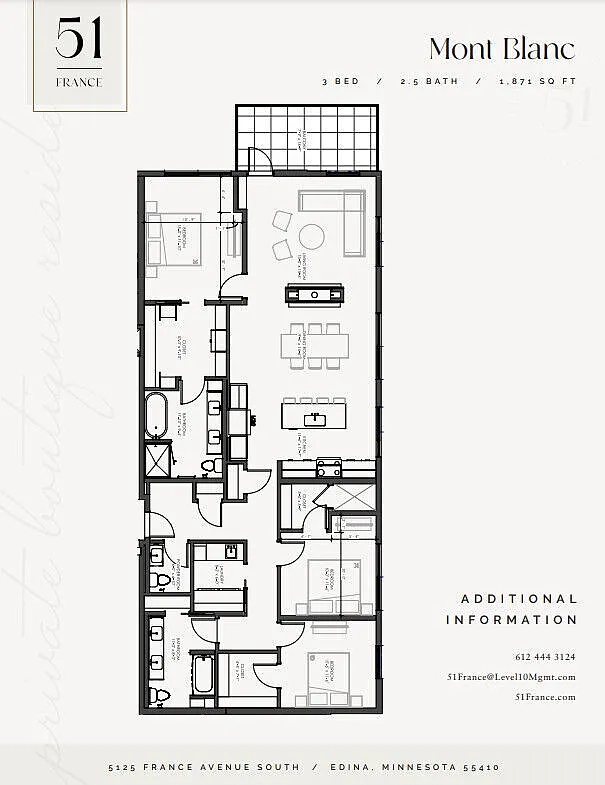 Floor plan Mont Blanc