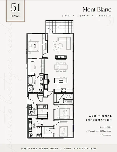 Floor plan Mont Blanc