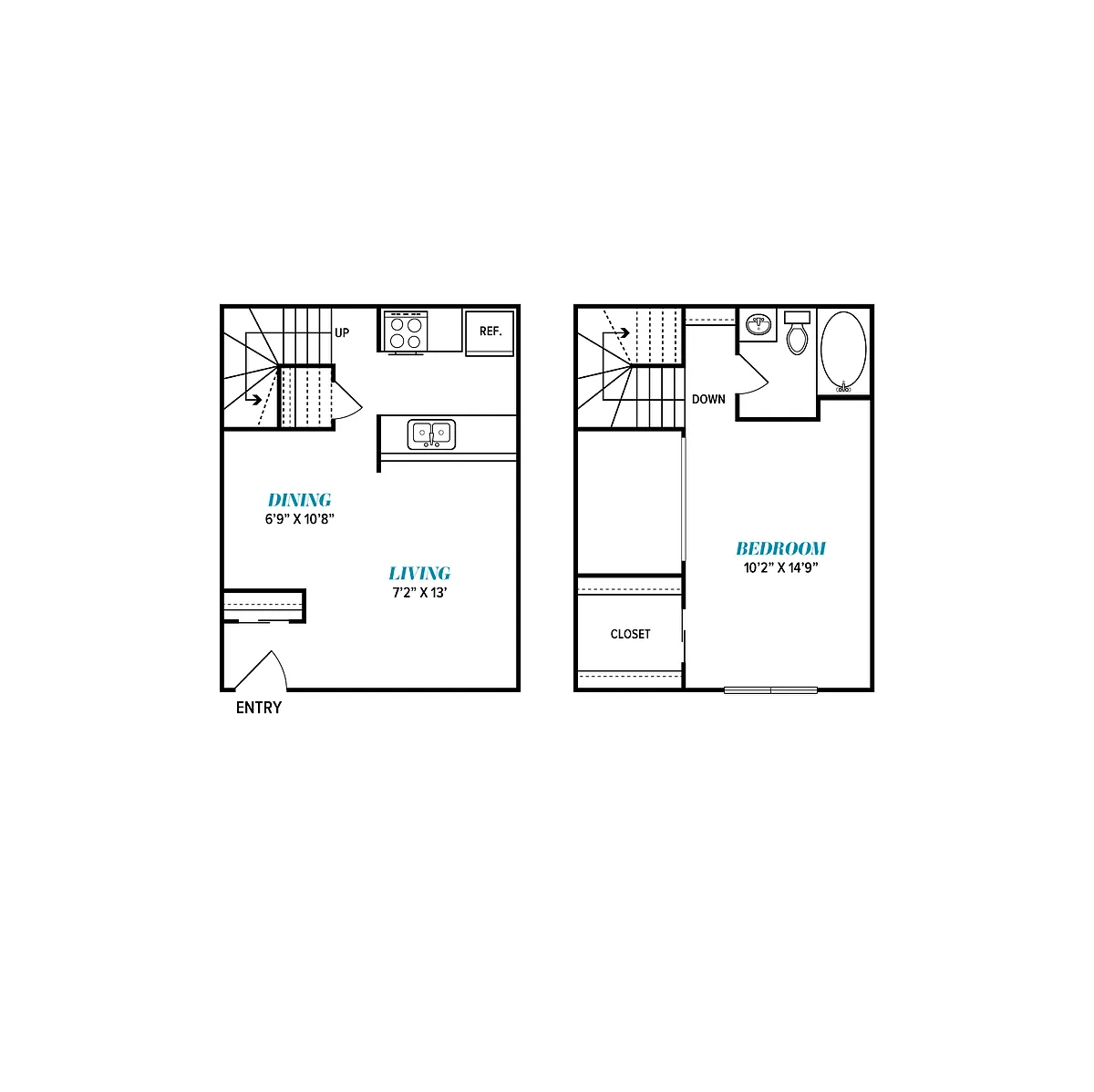 Floor plan A12 Renovated