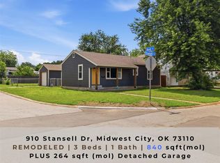 910 Stansell Dr, Midwest City, OK 73110