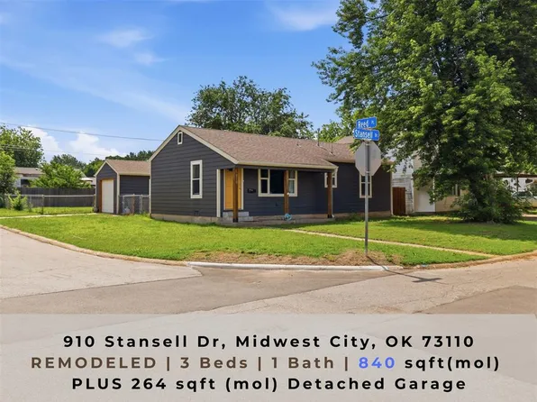 910 Stansell Dr, Midwest City, OK 73110