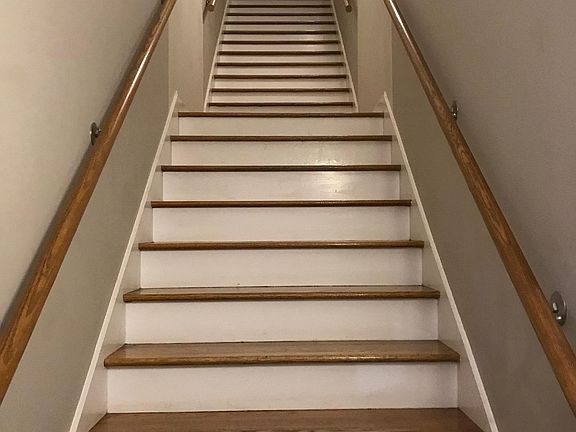 Stairs. No elevator in this unit
