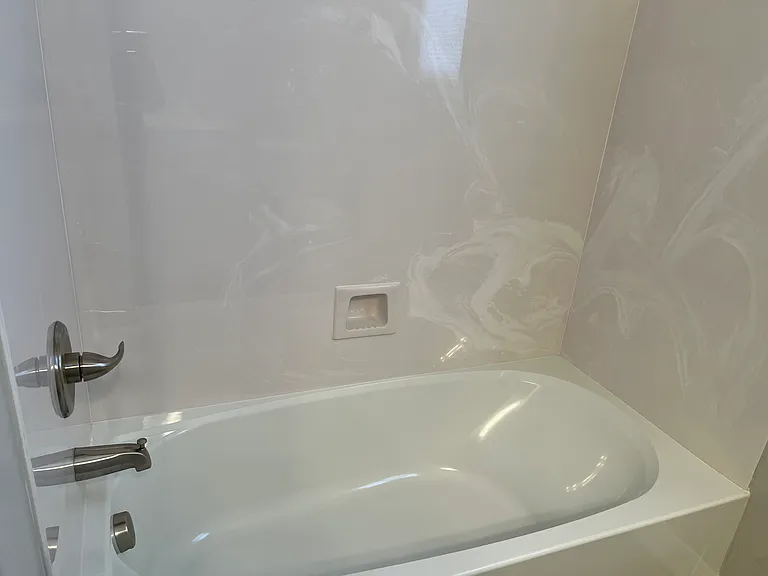 Hard Surfaced Tub Surround