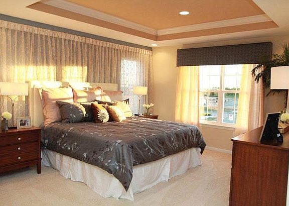 Model home bedroom