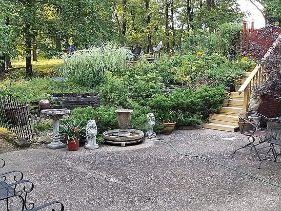 Lower patio