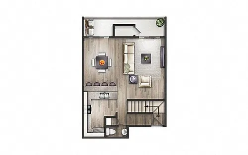 Floor plan The Alexander II Newly Renovated