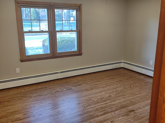 Master bedroom with (2) double closets