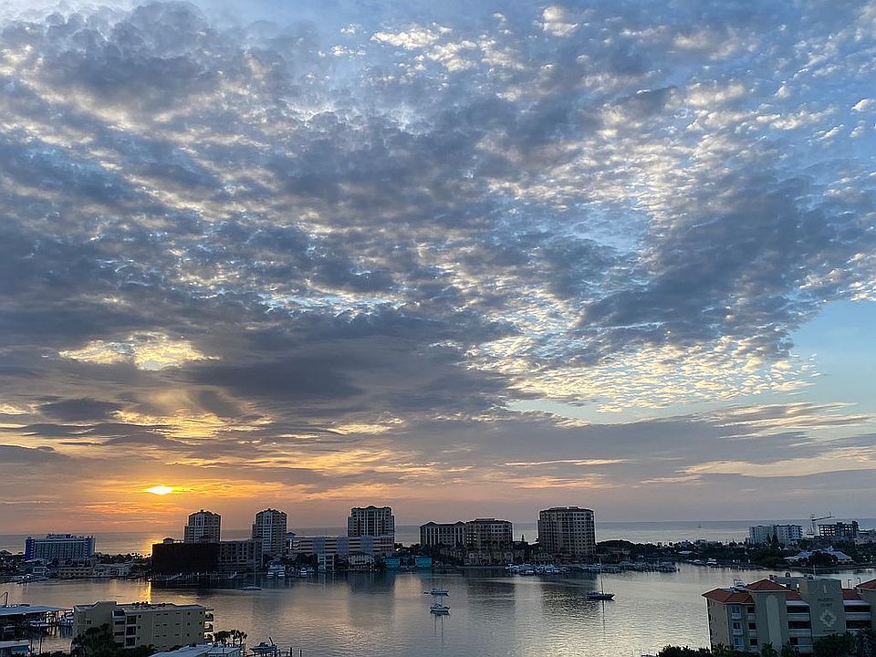 Early sunset view