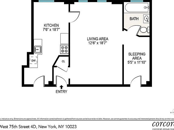 2nd image of 215 W 75th St APT 4D