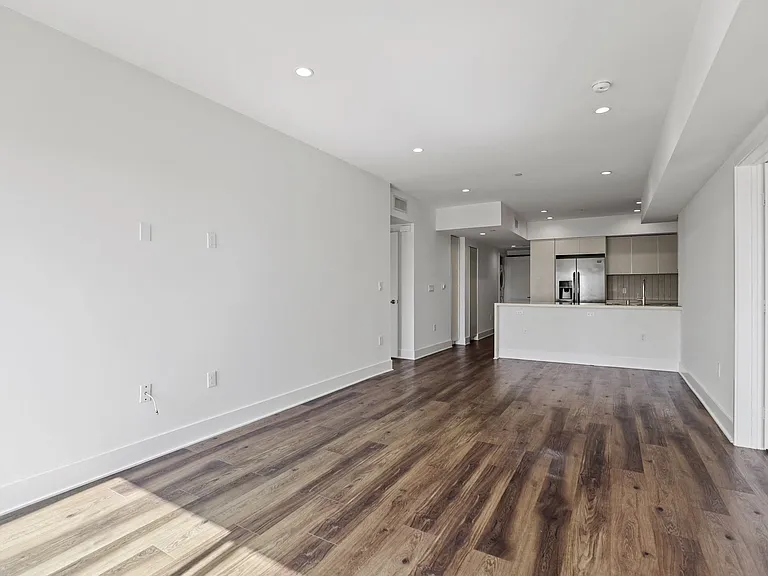Open-Concept Kitchen, Dining, and Living Room Space