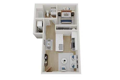 Floor plan Phase Two - Deluxe Studio