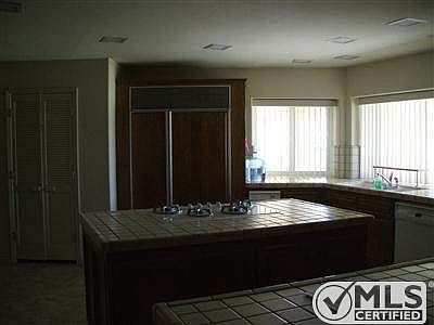 Kitchen with sub zero refrig included.