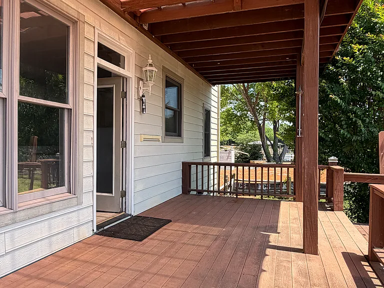 Another angle showing the direct path from deck to private dock.