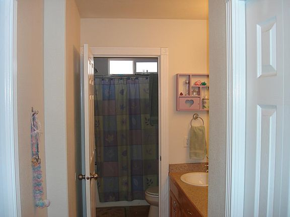 Bath with Double Sink in Master Bedroom