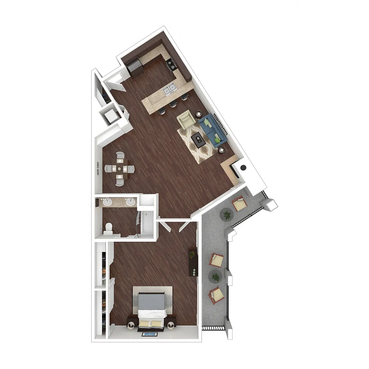 Floor plan A4 - The Villa at Marina Harbor