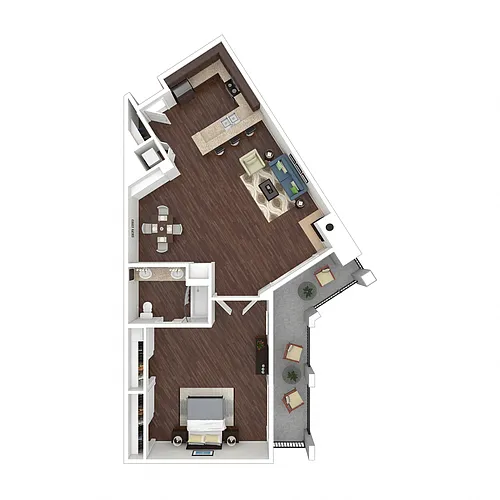 Floor plan A4 - The Villa at Marina Harbor