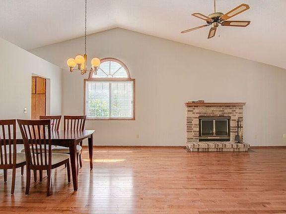 view into dining room