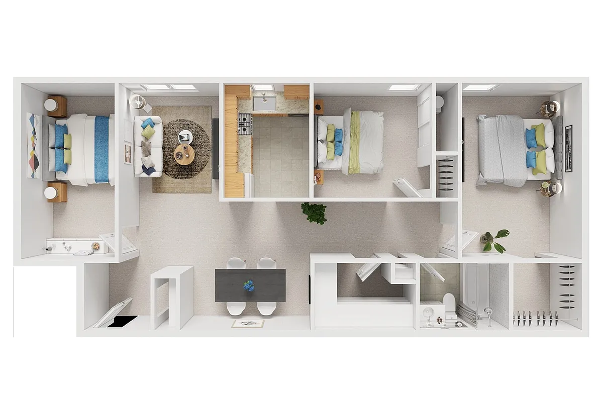 Floor plan 3 Bedroom