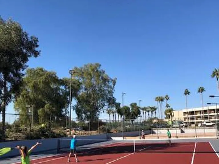 Less than a stone throw away from our villa (about 50 yards) to Tennis Academy onsite with 4 tennis courts and a Tennis Pro Shop at world famous Seth Korey Tennis Academy Scottsdale.