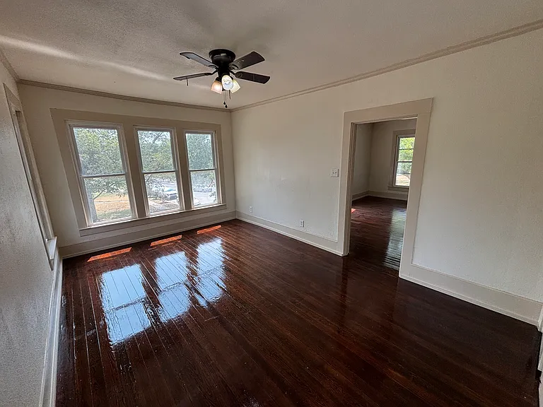 The other half of the two-room suite with its own bathroom. These rooms to come fully furnished and will be able to house up to two students at a time