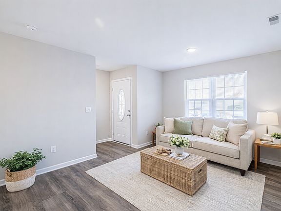 Bright, airy living room atmosphere