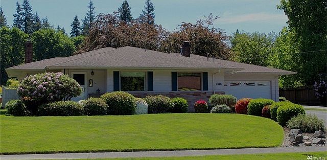 Prime Olympia-Southend location with Pioneer Elementary, Washington Middle and Olympia High! Mid-Century Charmer (1955), Original Owner!  Huge lot...44 of an acre!