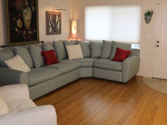 Living Room w/Bamboo floor