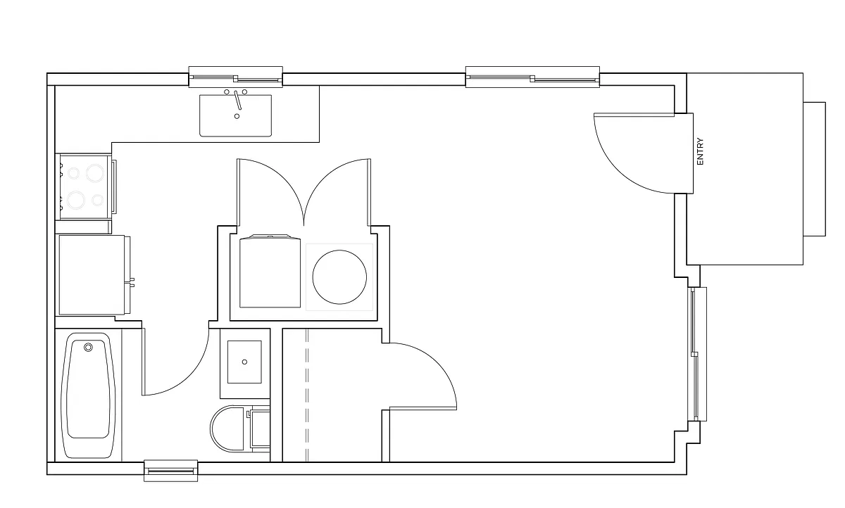 Floor plan 0x1 - 363 sqft - S1