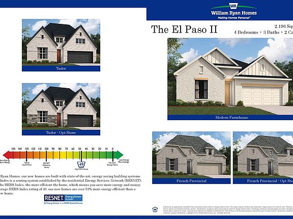 New home construction Dallas - William Ryan Homes - for sale