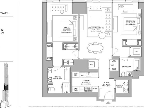 2nd image of 217 W 57th St #58NN