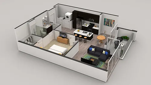 Floor plan 1-1H