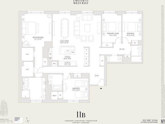 2nd image of 250 W 81st St #11B