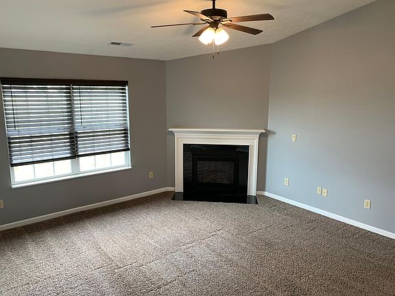 Living room with gas fireplace