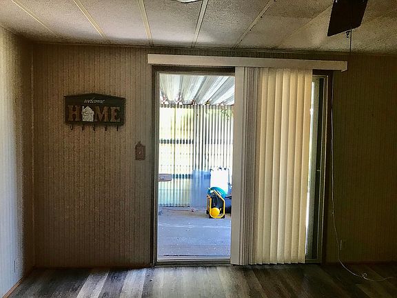 Sliding glass to carport