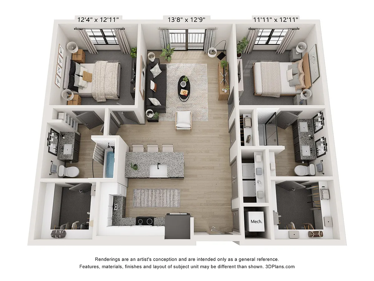 Floor plan B1
