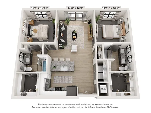 Floor plan B1