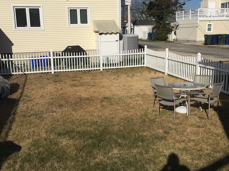 Fenced in yard